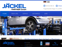 Tablet Screenshot of jaeckel-partner.de